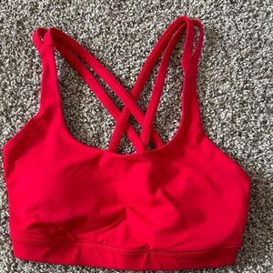 Lululemon Love Red Energy Bra